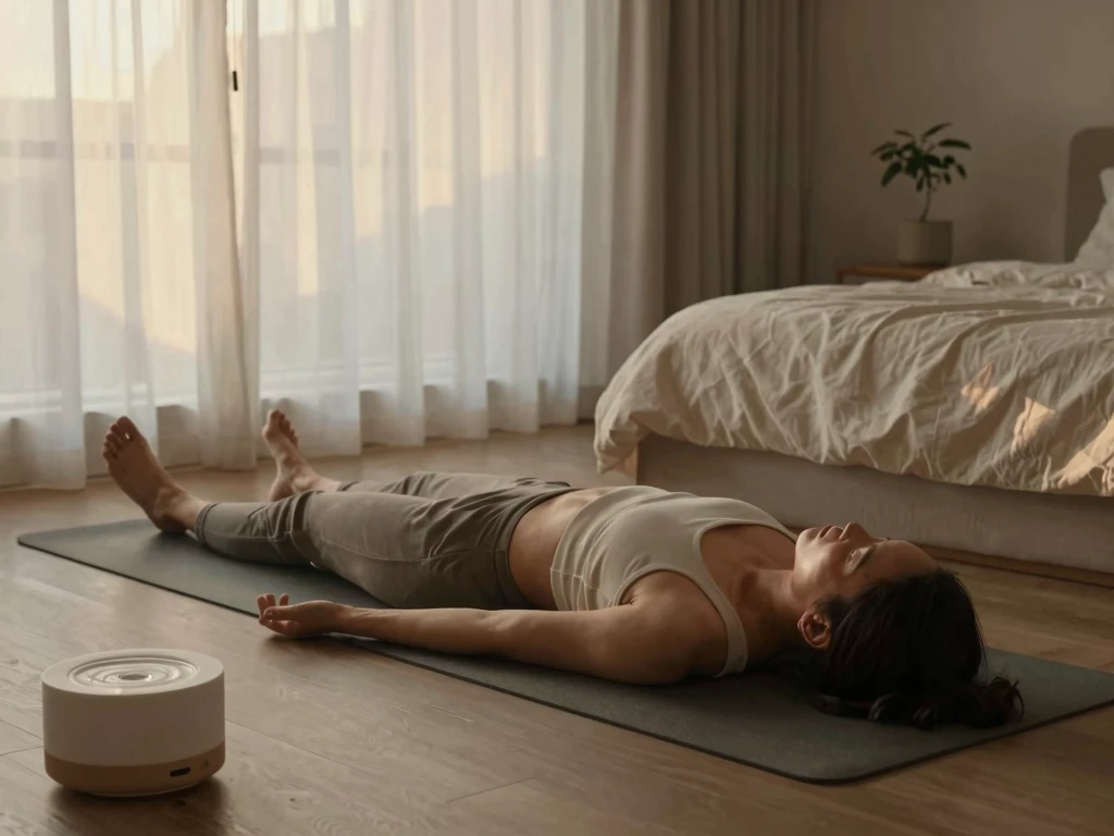 Evening calm abstract gradient for relaxation section